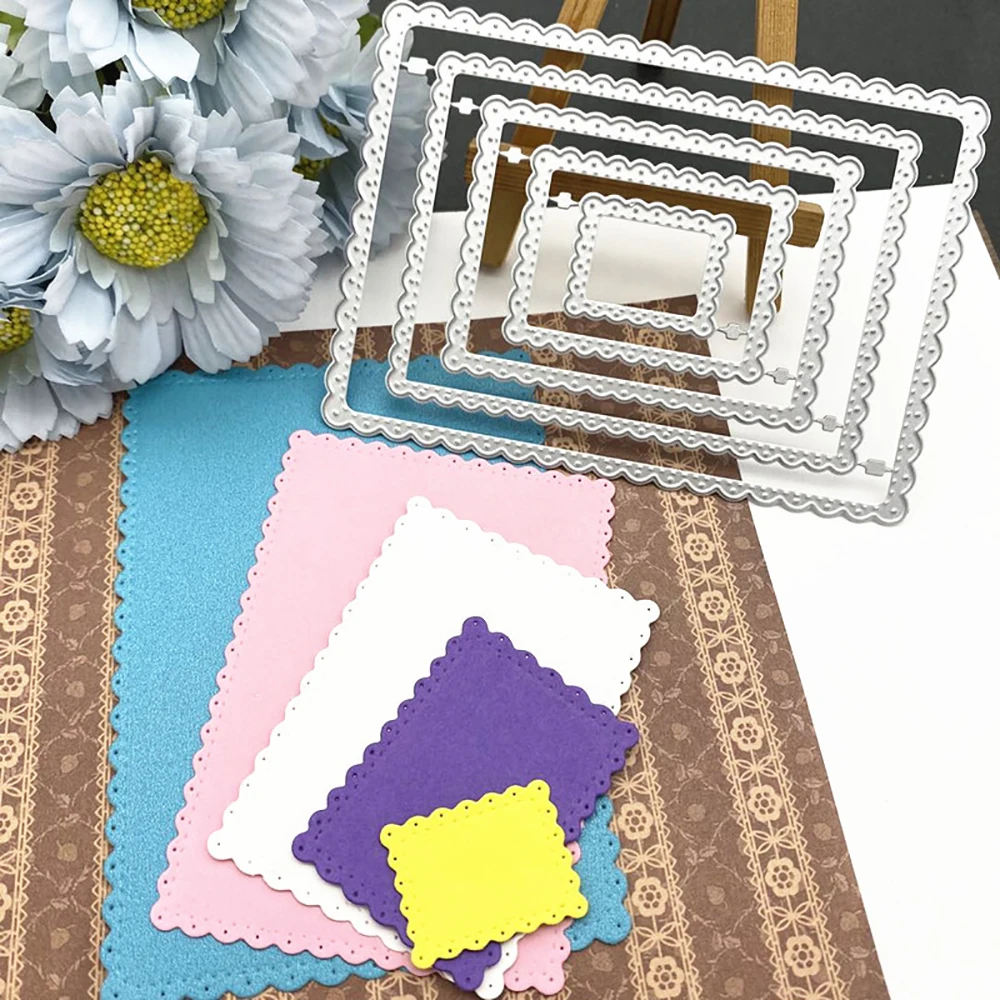 Square Frame Lace Cutting Dies Embossing Scrapbook Papercutting Greeting Cards Knife Mold Decorative Crafts Punch Stencil
Square Frame Lace Cutting Dies Embossing Scrapbook Papercutting Greeting Cards Knife Mold Decorative Crafts Punch Stencil