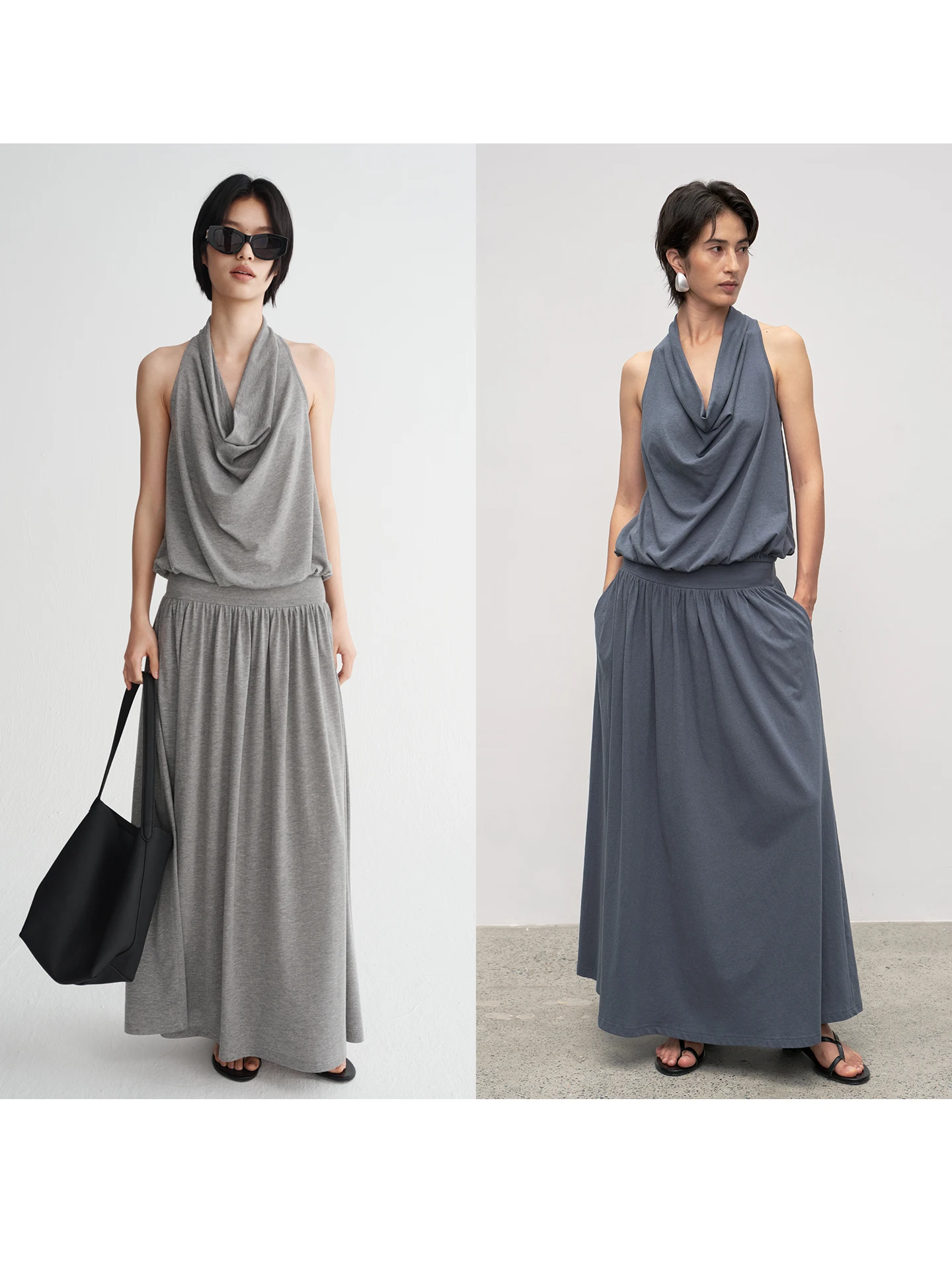 Urelax Luxury Brand D1OR Cotton Linen Knitted Sleeveless Top Gathered Pleated Half Skirt Women's Minimalist Style A-Line Skirt
Urelax Luxury Brand D1OR Cotton Linen Knitted Sleeveless Top Gathered Pleated Half Skirt Women's Minimalist Style A-Line Skirt