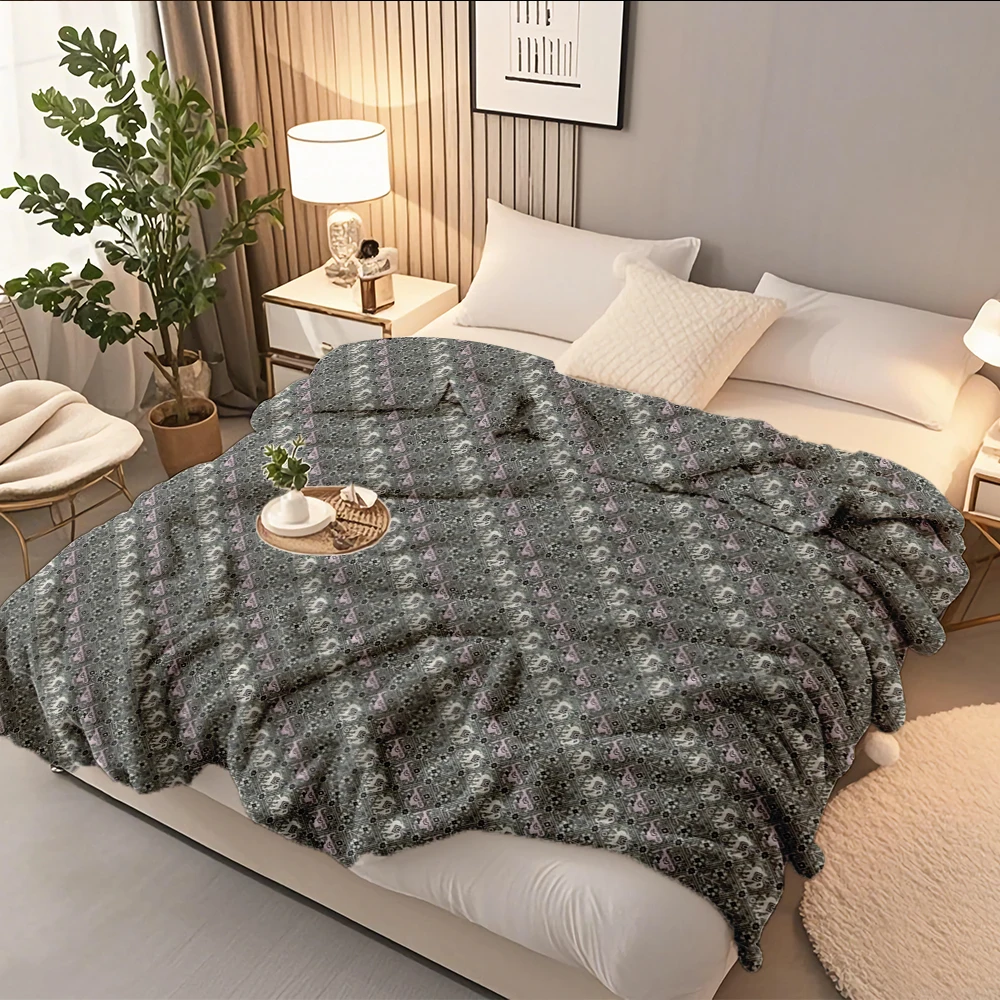 Mid-century Modern Comfort Flannel Blanket Geometric Tribal Weave Pattern Faux Fur Throw Weighted Blanket With Skin-friendly
Mid-century Modern Comfort Flannel Blanket Geometric Tribal Weave Pattern Faux Fur Throw Weighted Blanket With Skin-friendly