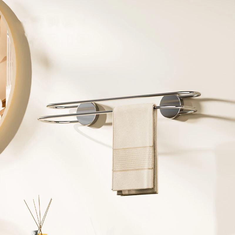 HeMu Suction Cup Towel Rack Wholesale Bathroom No Punch Bathroom Storage Stainless Steel Double Rod Bath Towel Storage Rack
HeMu Suction Cup Towel Rack Wholesale Bathroom No Punch Bathroom Storage Stainless Steel Double Rod Bath Towel Storage Rack
