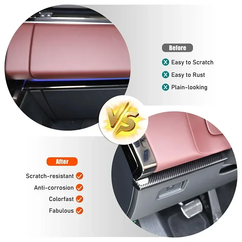 For Land Rover Range Rover Sport L461 2023+ ABS carbon fiber car center console decorative strip sticker car accessories 3Pcs
For Land Rover Range Rover Sport L461 2023+ ABS carbon fiber car center console decorative strip sticker car accessories 3Pcs