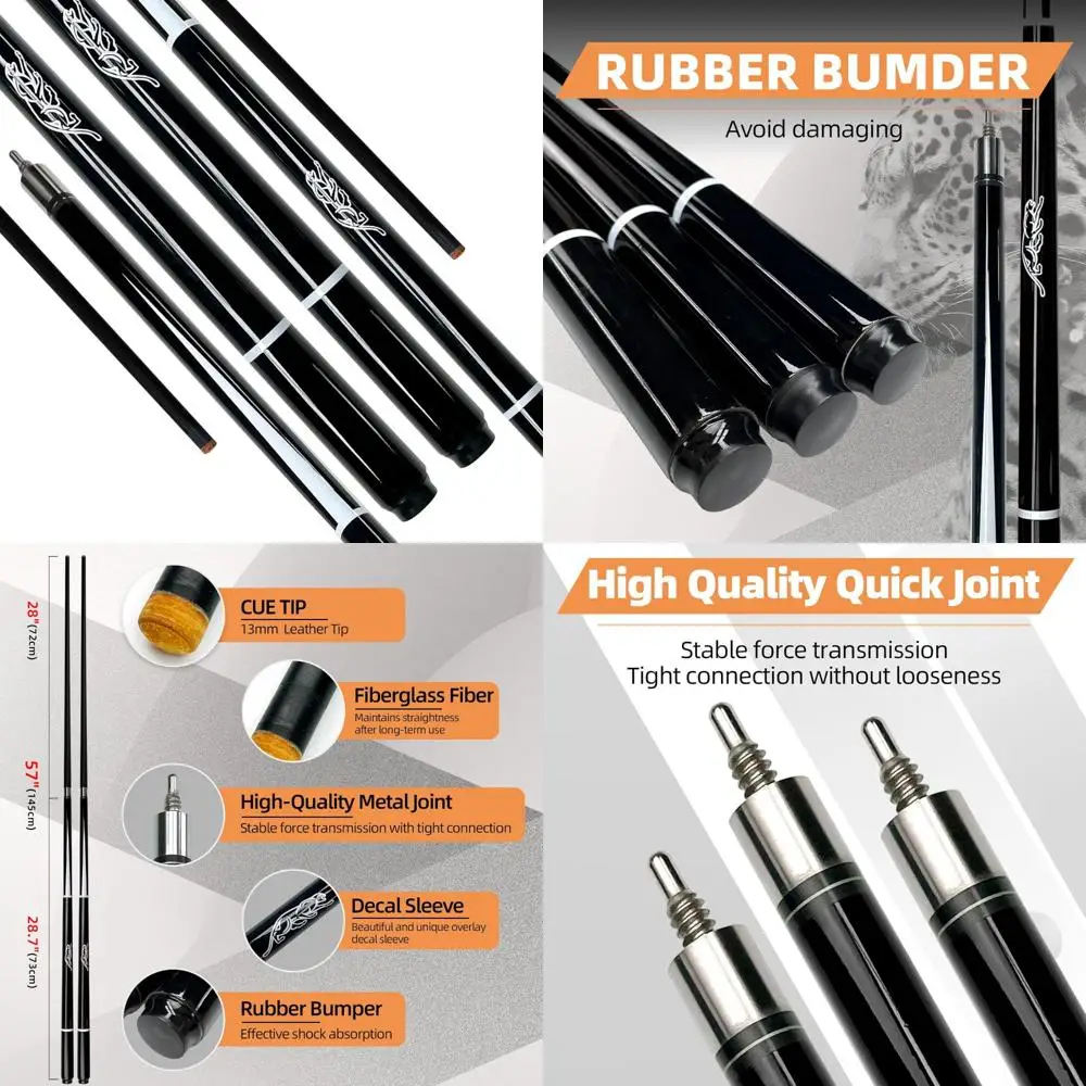 Professional-Grade Stainless Steel Billiard Cue for Long-Term Straightness and Precision Play
Professional-Grade Stainless Steel Billiard Cue for Long-Term Straightness and Precision Play