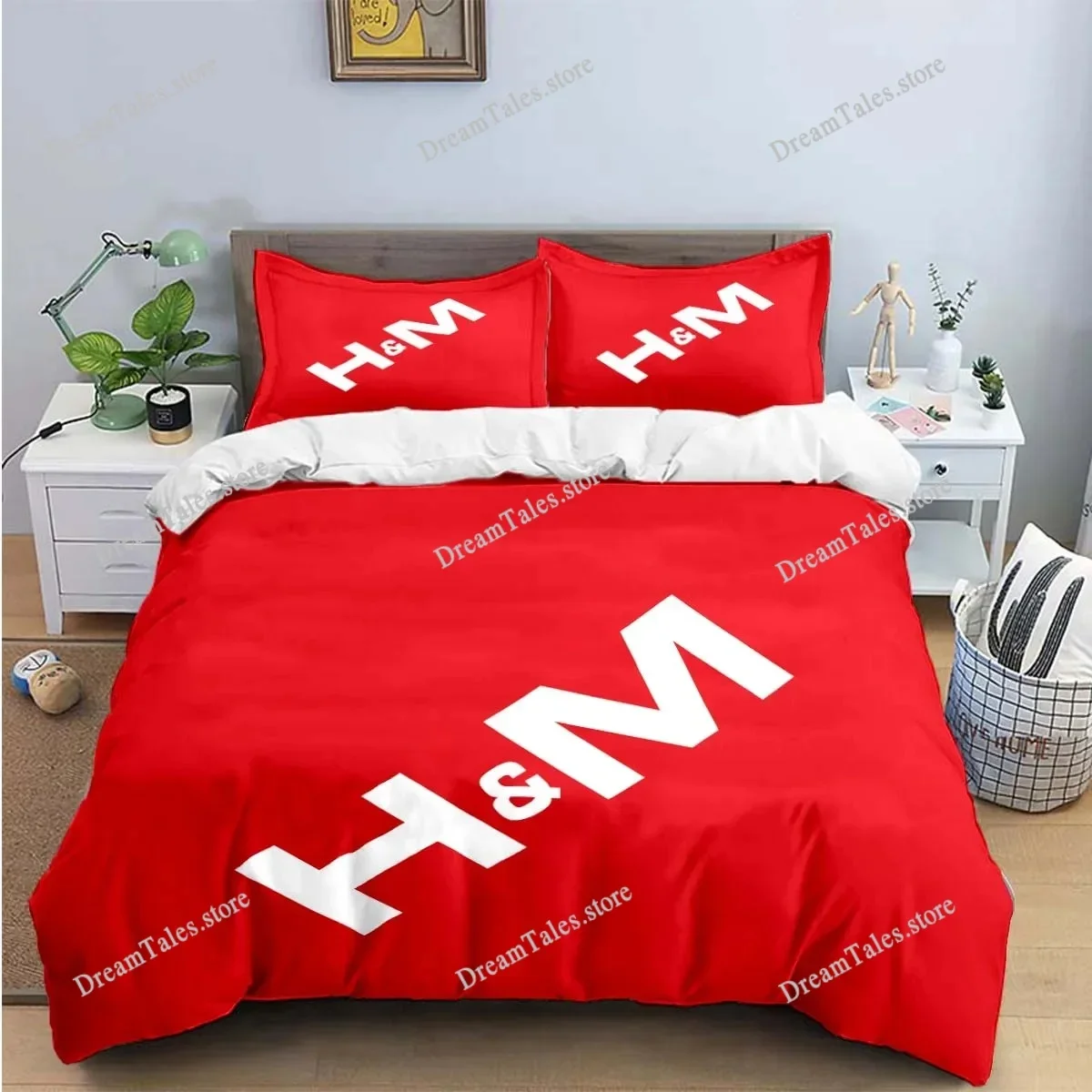 H&M Logo Bedding Set Duvet Cover 3d Bedding Fashion Design Decoration King Duvet Cover Set Double Bed Set Bedding Sets369
H&M Logo Bedding Set Duvet Cover 3d Bedding Fashion Design Decoration King Duvet Cover Set Double Bed Set Bedding Sets369
