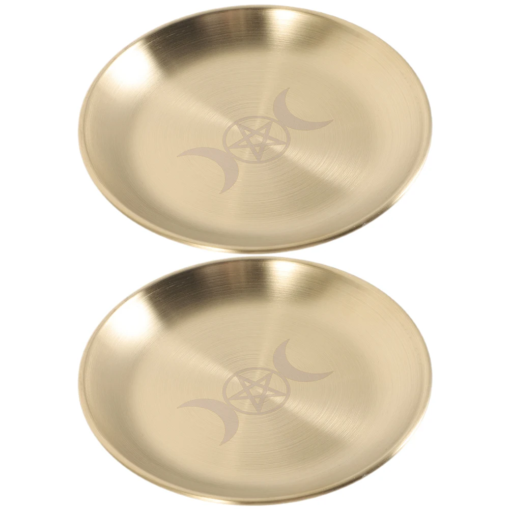 2 Pcs C Holder Plate Decorative Altar Small Storage Tray Shape Small Storage Metal Religious Home Temple
2 Pcs C Holder Plate Decorative Altar Small Storage Tray Shape Small Storage Metal Religious Home Temple