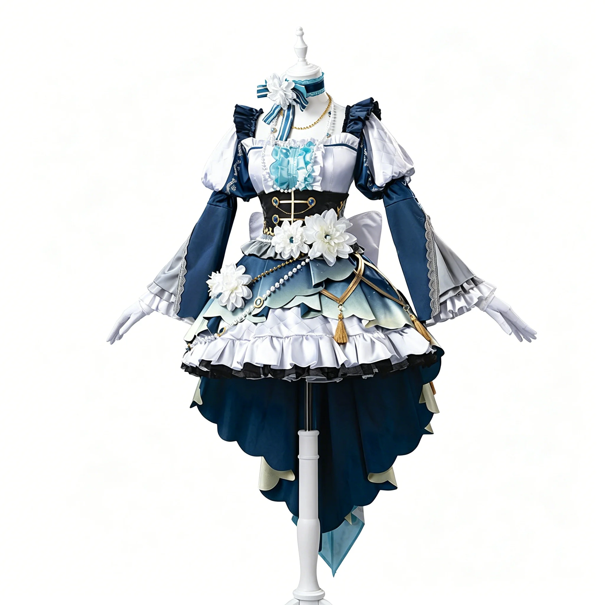 BanG Dream Hikawa Sayo Lolita Dress Flower Accessory Cosplay Costume Full Set for Women Anime Outfit Halloween Role Play Party
BanG Dream Hikawa Sayo Lolita Dress Flower Accessory Cosplay Costume Full Set for Women Anime Outfit Halloween Role Play Party