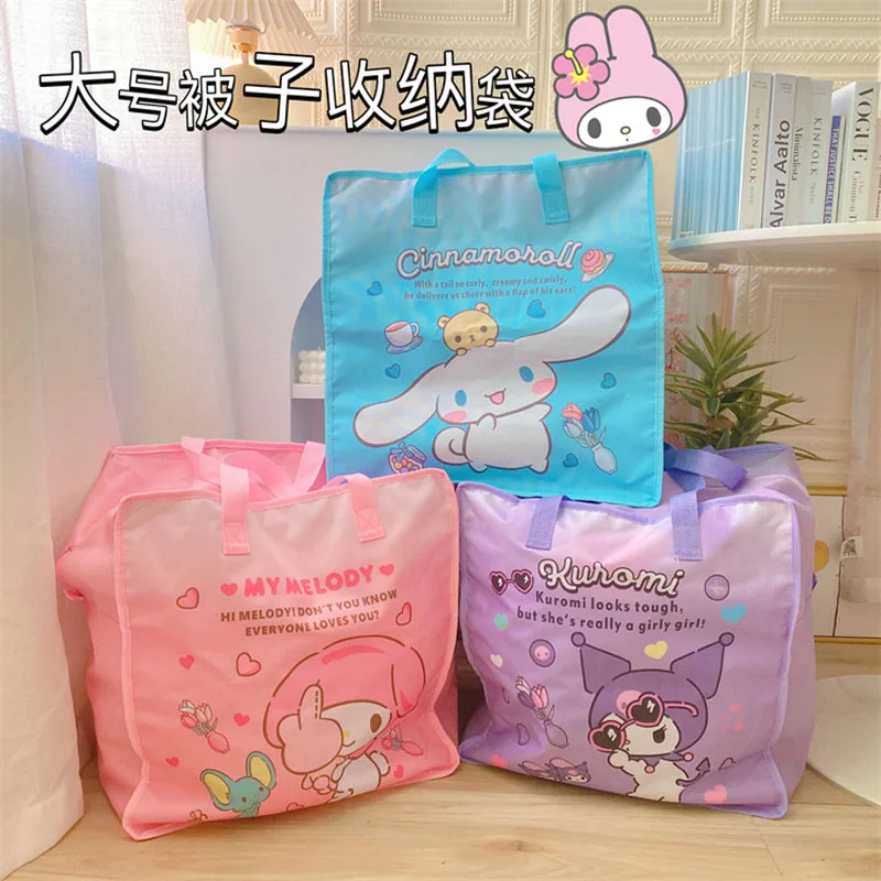 Sanrio Cartoon Anime Large Capacity Storage Bag Seasonal Clothing Packaging Bag Quilt Tote Bag Suitable for Student Gifts
Sanrio Cartoon Anime Large Capacity Storage Bag Seasonal Clothing Packaging Bag Quilt Tote Bag Suitable for Student Gifts