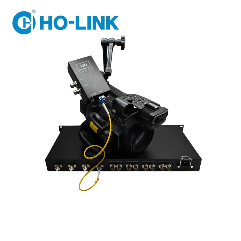 EFP fiber converter to camera for OB van include SDI signal/control data/audio/Intercom/genlock
EFP fiber converter to camera for OB van include SDI signal/control data/audio/Intercom/genlock