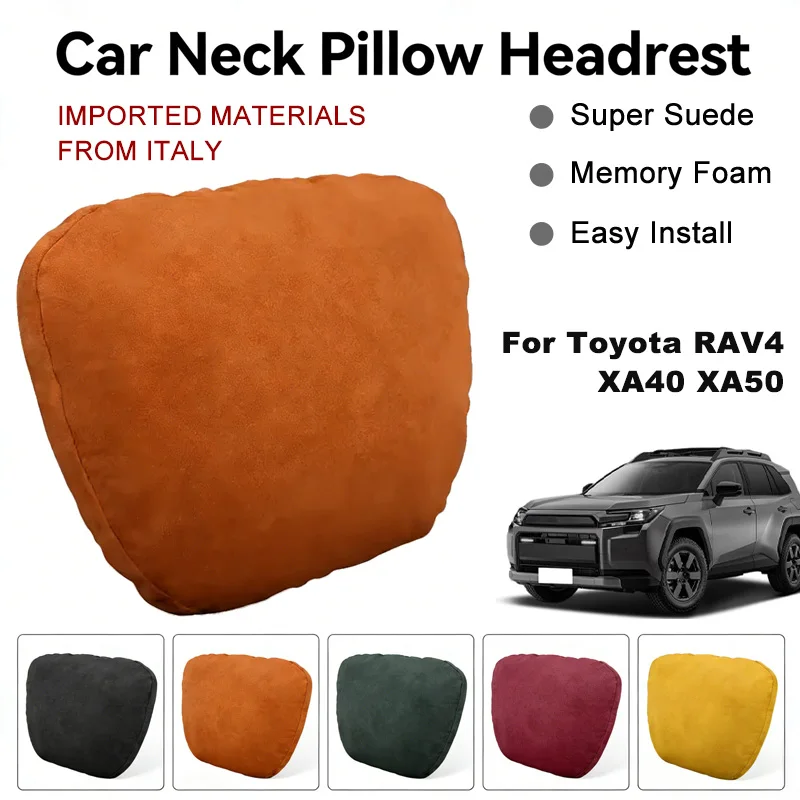 Italy Suede Car Neck Rest Pillow For Toyota RAV4 XA40 XA50 Seat Head Neck Support Cushion Auto Interior Accessories
Italy Suede Car Neck Rest Pillow For Toyota RAV4 XA40 XA50 Seat Head Neck Support Cushion Auto Interior Accessories