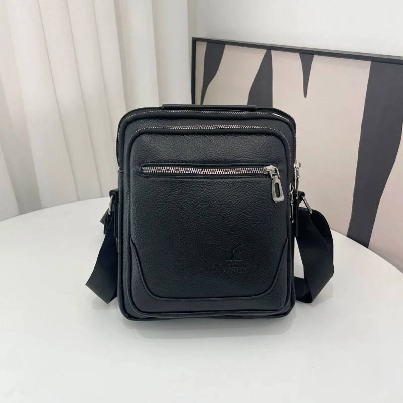 Casual Business Men's Crossbody Bag Vertical Leather Shoulder Fashion Messenger High Quality Man Handbag
Casual Business Men's Crossbody Bag Vertical Leather Shoulder Fashion Messenger High Quality Man Handbag