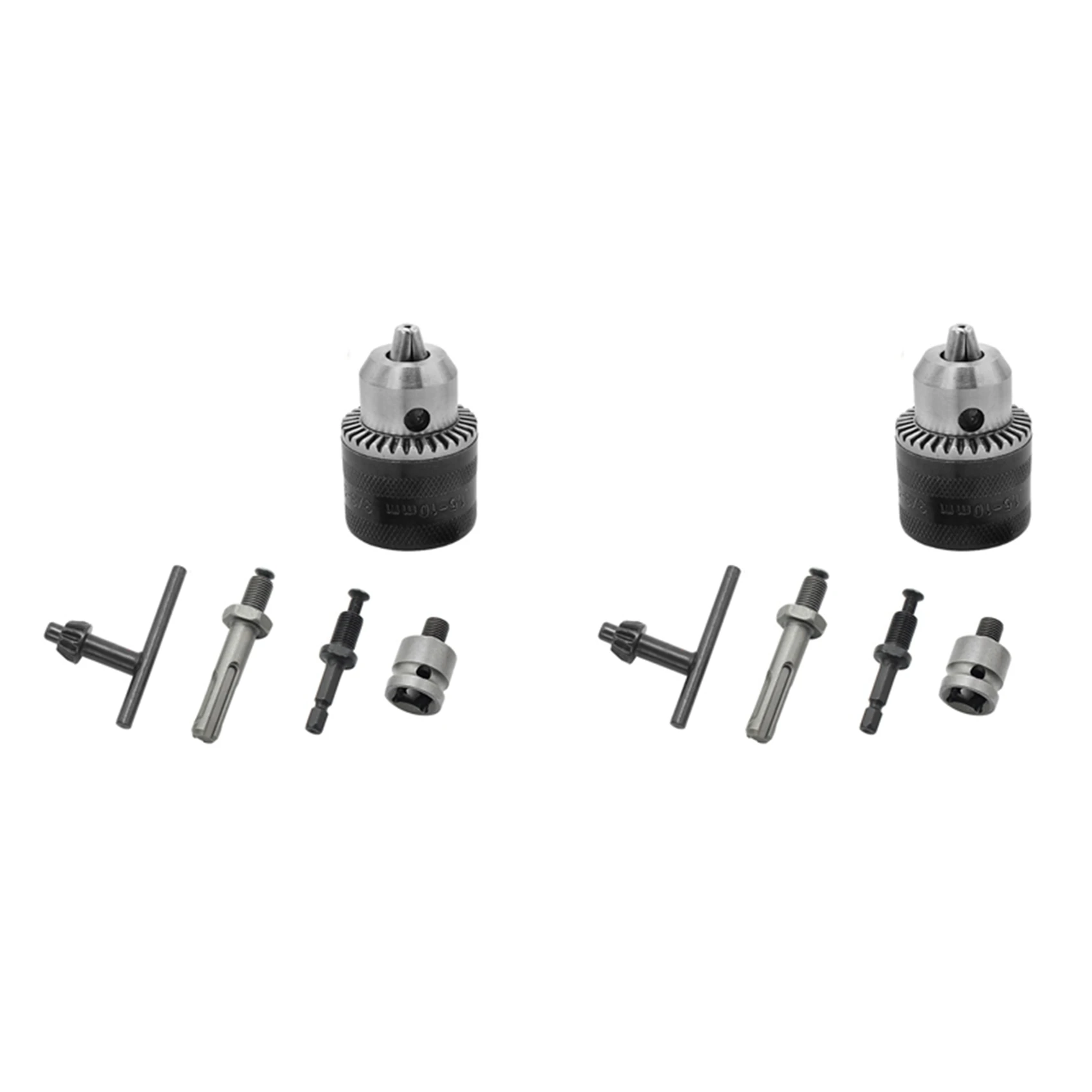 ABAH-10Pcs 1.5-10Mm 3/8-24UNF Drill Chuck Set Drill Adapter Changed Impact Wrench Into Eletric Drill Chuck Drill Tool Kits
ABAH-10Pcs 1.5-10Mm 3/8-24UNF Drill Chuck Set Drill Adapter Changed Impact Wrench Into Eletric Drill Chuck Drill Tool Kits