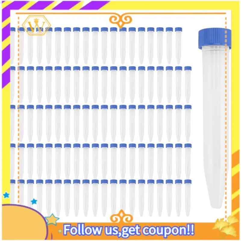 Latest-100Pcs 10Ml Multifunctional Plastic Bottle Transparent Tube Sample Storage Container Experimental Centrifuge Tube
Latest-100Pcs 10Ml Multifunctional Plastic Bottle Transparent Tube Sample Storage Container Experimental Centrifuge Tube
