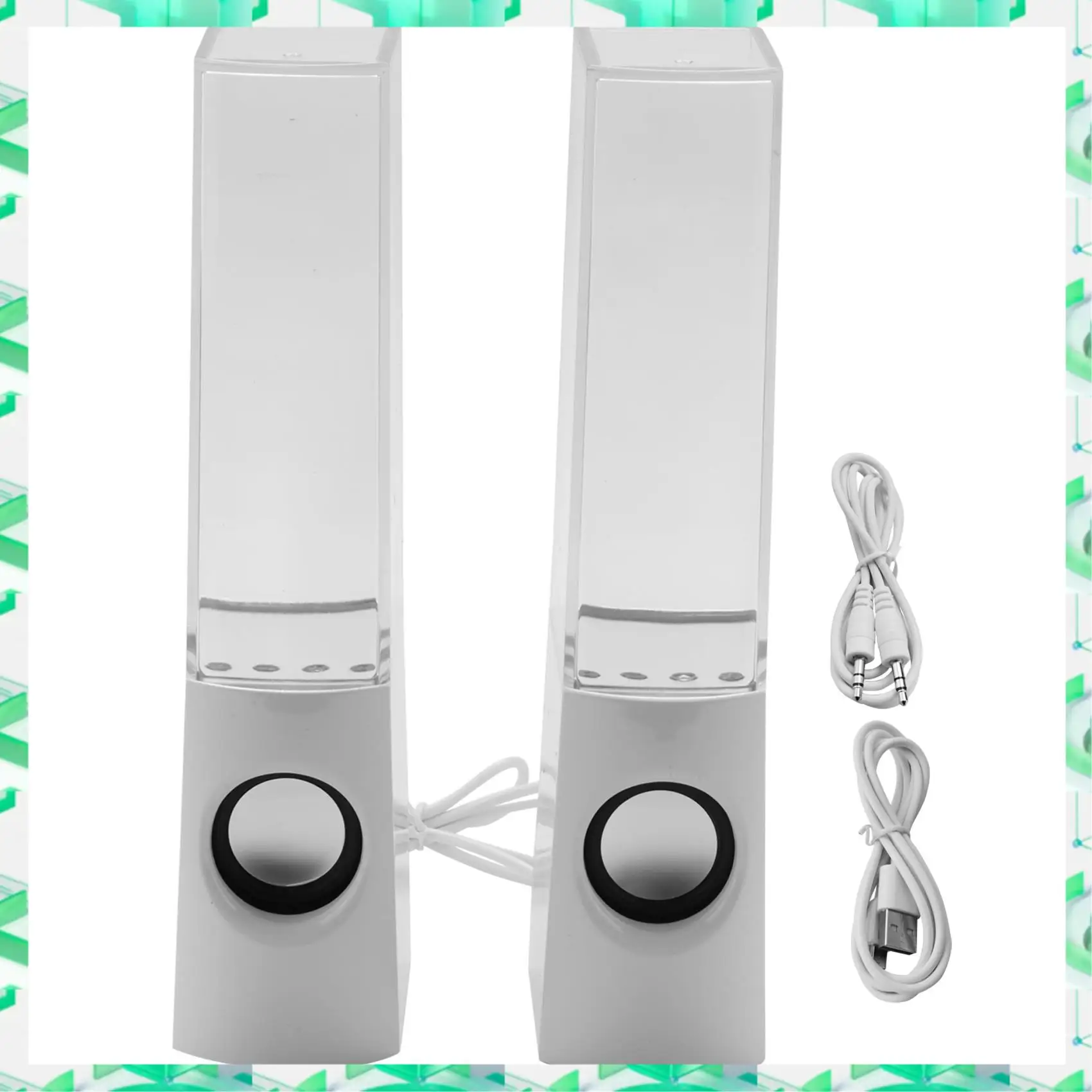 FIZP 2 шт. светодиодные колонки танцующая вода музыка фонтан свет для ПК ноутбук для телефона портативный настольный стереодинамик
FIZP 2 шт. светодиодные колонки танцующая вода музыка фонтан свет для ПК ноутбук для телефона портативный настольный стереодинамик