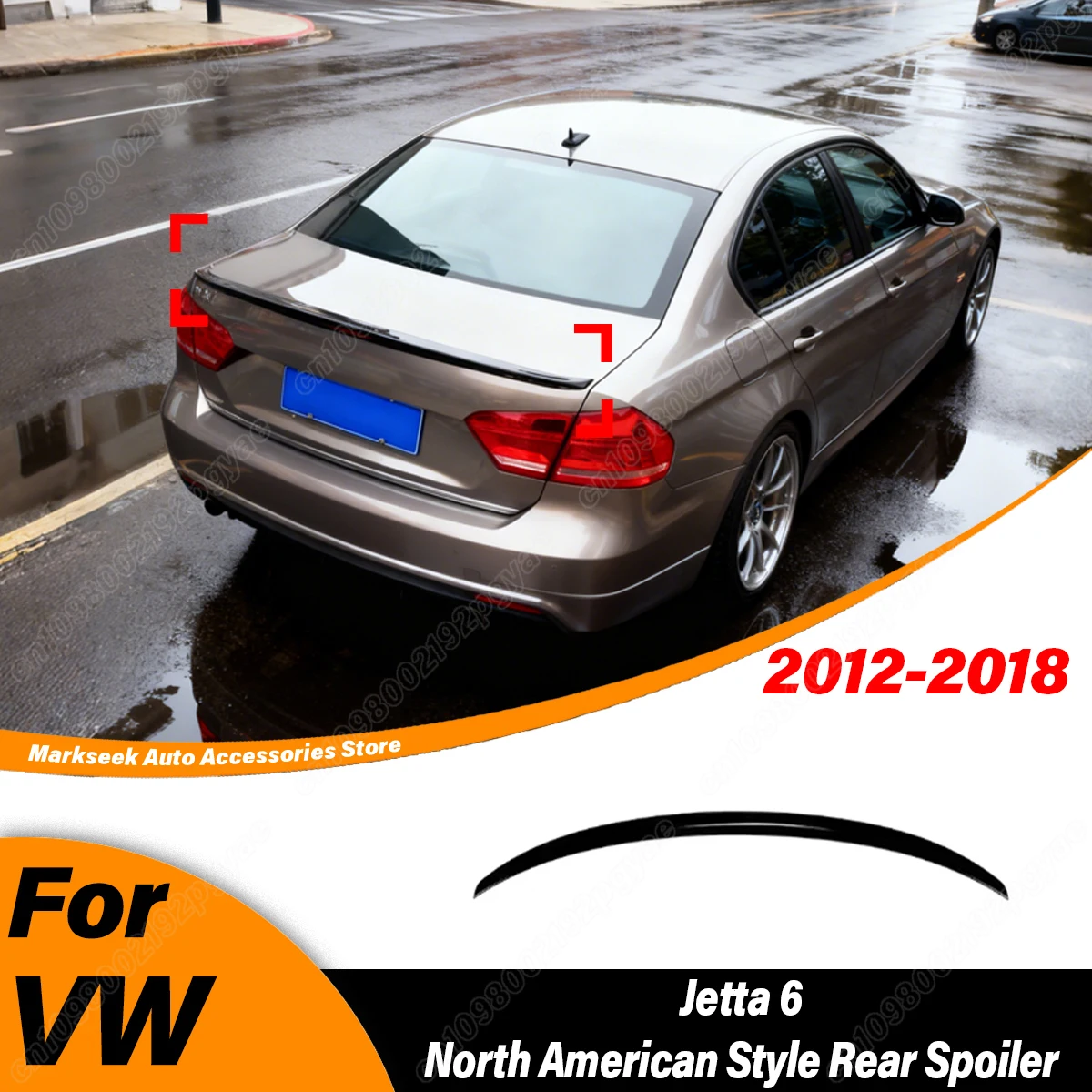 For Volkswagen Jetta 6 2012 2013 2014 2015 2016 2017 2018 North American Style Automotive Rear Trunk Spoiler Fixed Splitter Kit
For Volkswagen Jetta 6 2012 2013 2014 2015 2016 2017 2018 North American Style Automotive Rear Trunk Spoiler Fixed Splitter Kit