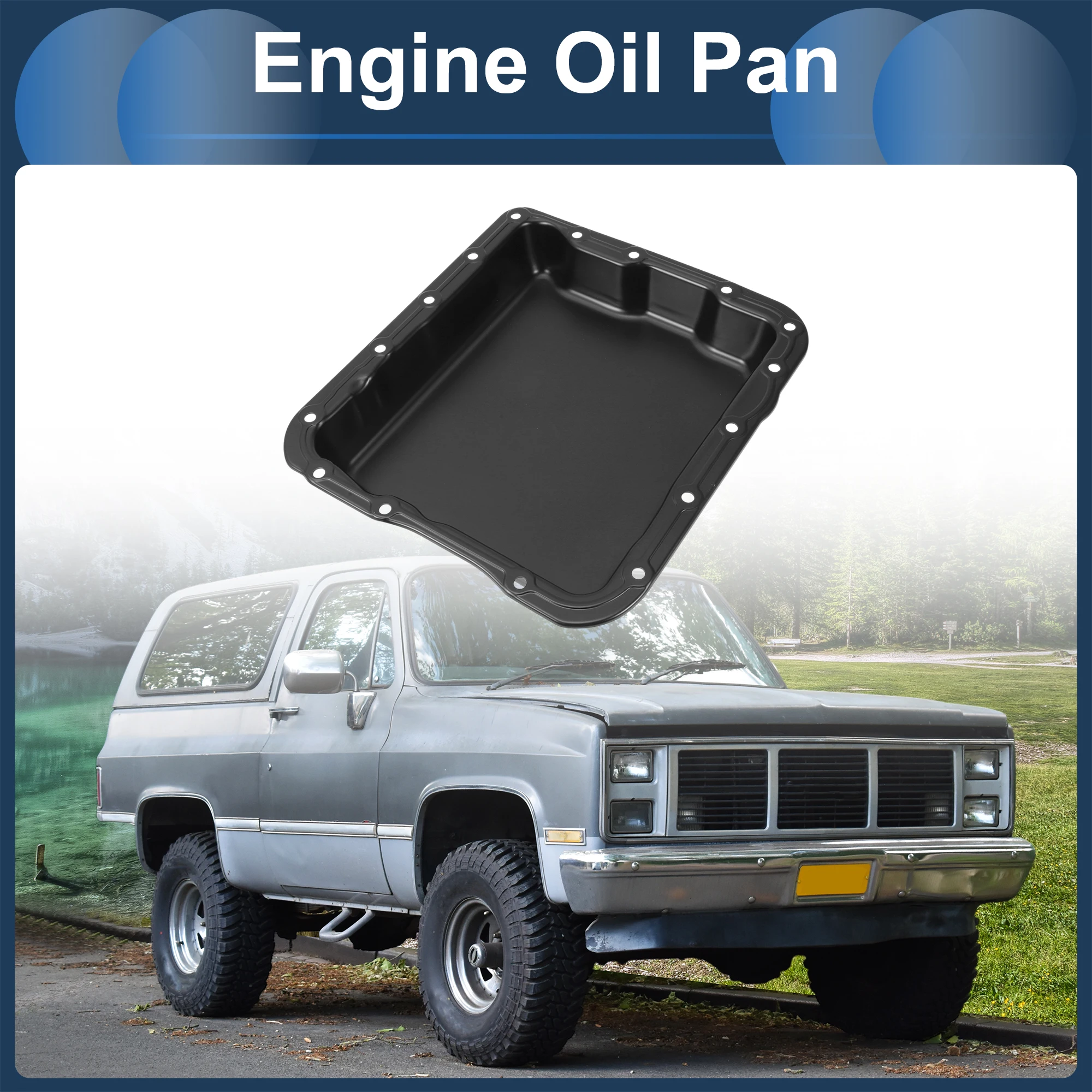 UXCELL 1 Pcs No.8663948 Engine Oil Pan for GMC C2500 1994-1998 Iron Black
UXCELL 1 Pcs No.8663948 Engine Oil Pan for GMC C2500 1994-1998 Iron Black