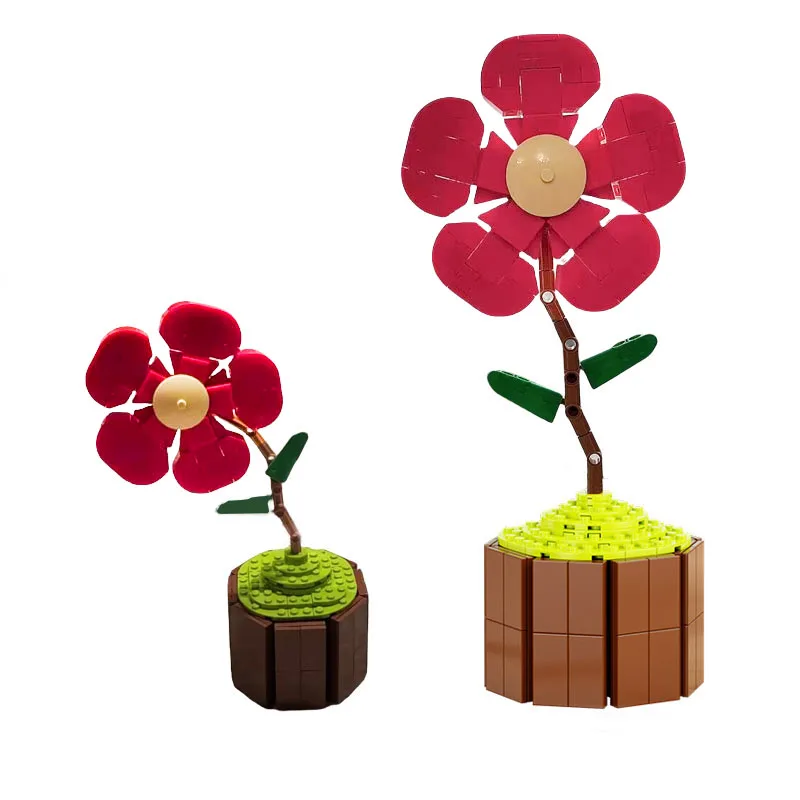 Eternal Flower Potted Tabletop Decoration MOC Building Block Red Flower Model Children's Assembly Brick Toy Girl's Birthday Gift
Eternal Flower Potted Tabletop Decoration MOC Building Block Red Flower Model Children's Assembly Brick Toy Girl's Birthday Gift