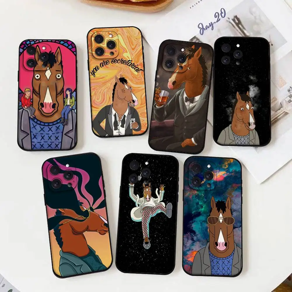 Cartoon B-boJack Phone Case For IPhone 17 16 15 14 13 12 11 X XR XS Plus Pro Max Mini Soft Black Cover
Cartoon B-boJack Phone Case For IPhone 17 16 15 14 13 12 11 X XR XS Plus Pro Max Mini Soft Black Cover