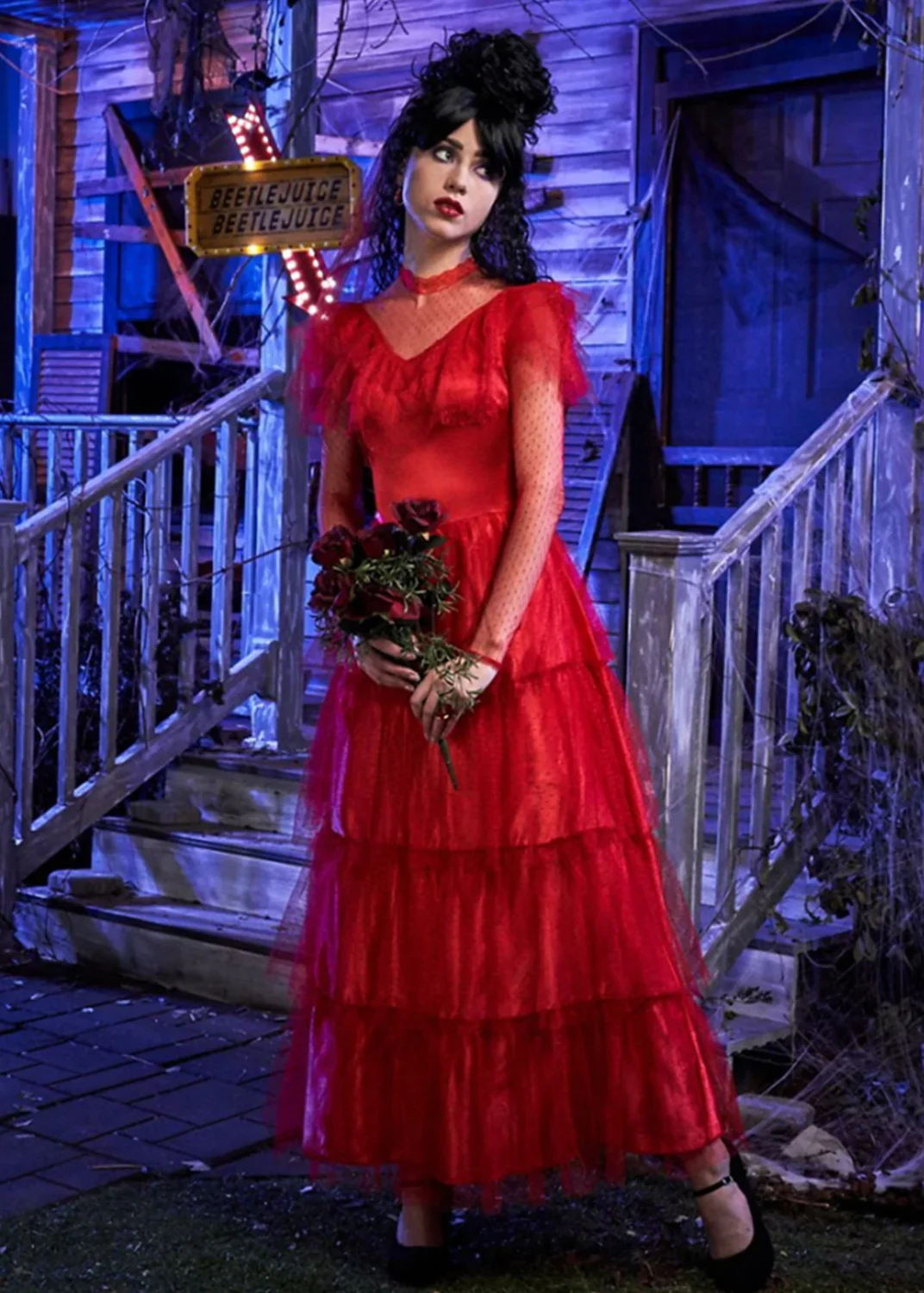 Halloween Masquerade Red Horror Devil Ghost Bride Cosplay Dress Day of the Dead Zombie Vampire Flower Fairy Costume
Halloween Masquerade Red Horror Devil Ghost Bride Cosplay Dress Day of the Dead Zombie Vampire Flower Fairy Costume