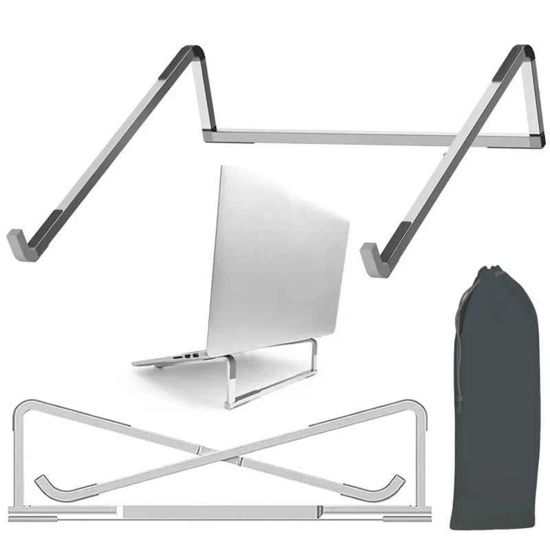 Laptop Stand For Macbook Pro Folding Adjustable Aluminum Computer PC Tablet Stand Notebook Tablelaptop Holder Heat Dissipation
Laptop Stand For Macbook Pro Folding Adjustable Aluminum Computer PC Tablet Stand Notebook Tablelaptop Holder Heat Dissipation