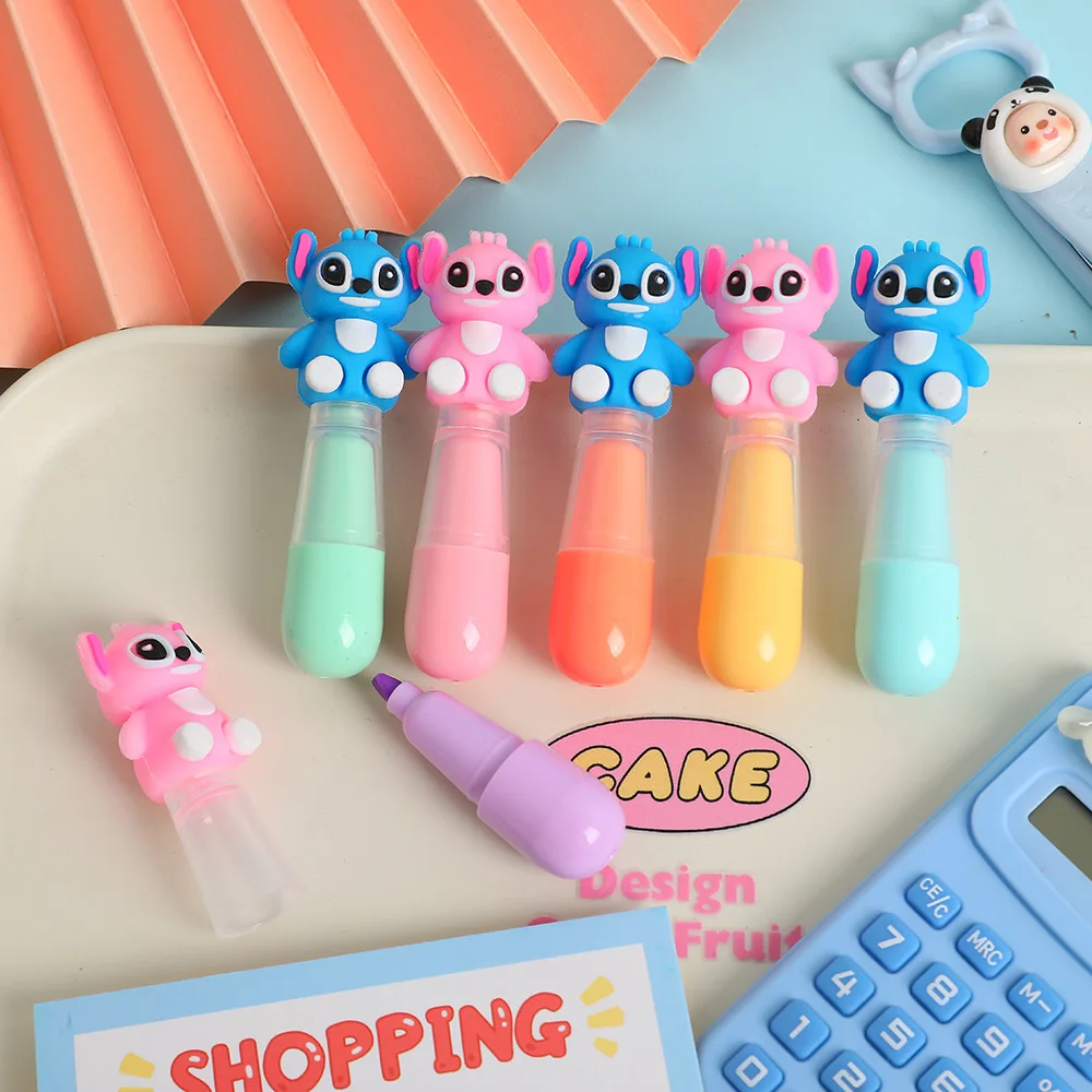 6 Pcs/Set New Stitch Highlighter Mini Stitch 6 Color Diy Handbook Pen Kawaii Student Marker Stationery School Supplies Gifts
6 Pcs/Set New Stitch Highlighter Mini Stitch 6 Color Diy Handbook Pen Kawaii Student Marker Stationery School Supplies Gifts