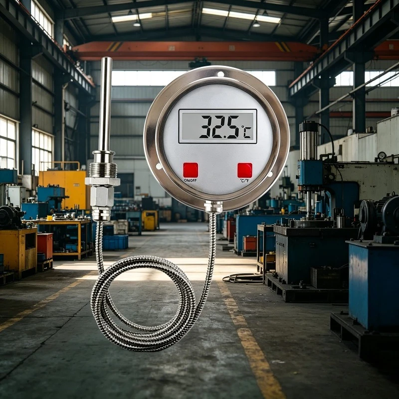 High Precision Stainless Steel Waterproof Digital Probe Thermometer Industrial Food Water Temp
High Precision Stainless Steel Waterproof Digital Probe Thermometer Industrial Food Water Temp