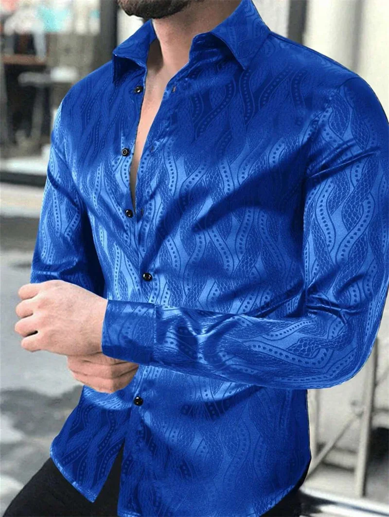 Men's dark plaid gradient 3D printed long-sleeved lapel shirt Hawaii beach vacation casual business formal dress shirt top
Men's dark plaid gradient 3D printed long-sleeved lapel shirt Hawaii beach vacation casual business formal dress shirt top