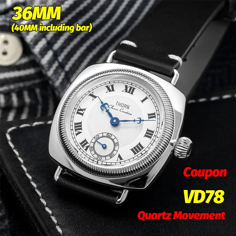 Thorn T002 Бизнес Часы Vd78 Кварцевые Наручные Часы Сапфировое Зеркало Классические Антикварные Квадратные Часы Oyster Мужские Женские Часы Для Пар
Thorn T002 Бизнес Часы Vd78 Кварцевые Наручные Часы Сапфировое Зеркало Классические Антикварные Квадратные Часы Oyster Мужские Женские Часы Для Пар