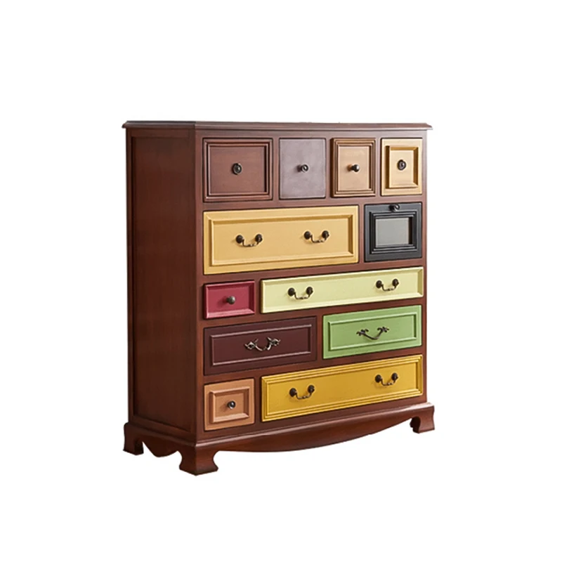 *American country painted small chest bedroom nine chest furniture solid wood American European style
*American country painted small chest bedroom nine chest furniture solid wood American European style
