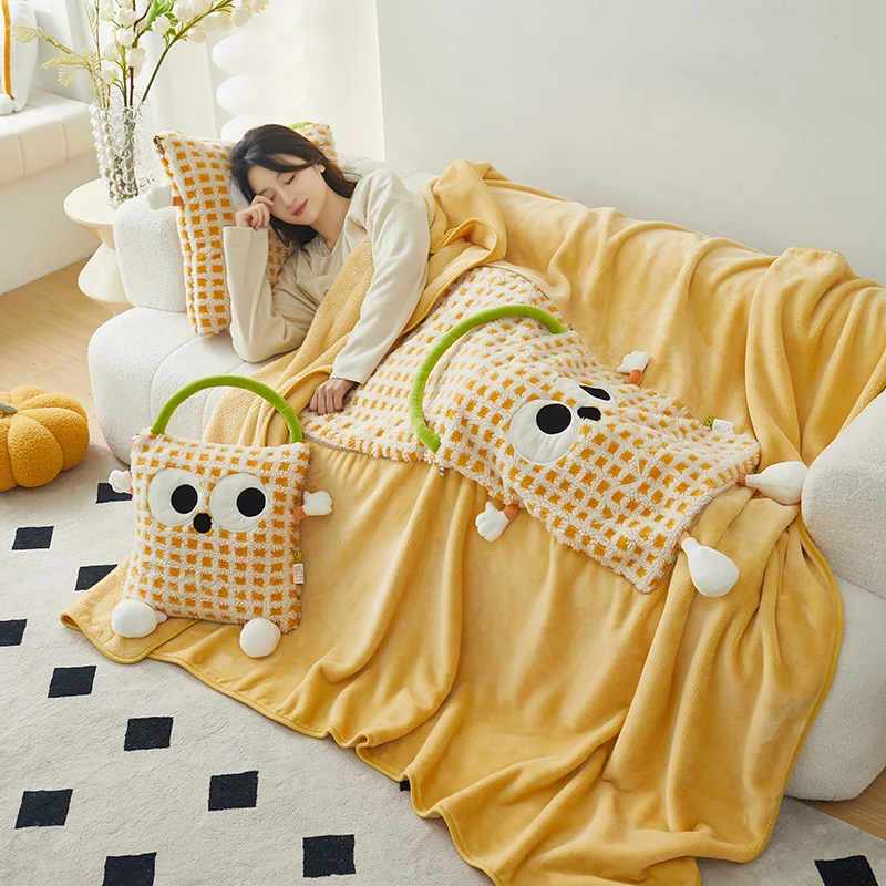 Outdoor Blanket Pillow For Camping Lightweight Portable Blanket Fleece Throw Blanket for Couch Sofa Bedroom Soft Blankets Home
Outdoor Blanket Pillow For Camping Lightweight Portable Blanket Fleece Throw Blanket for Couch Sofa Bedroom Soft Blankets Home