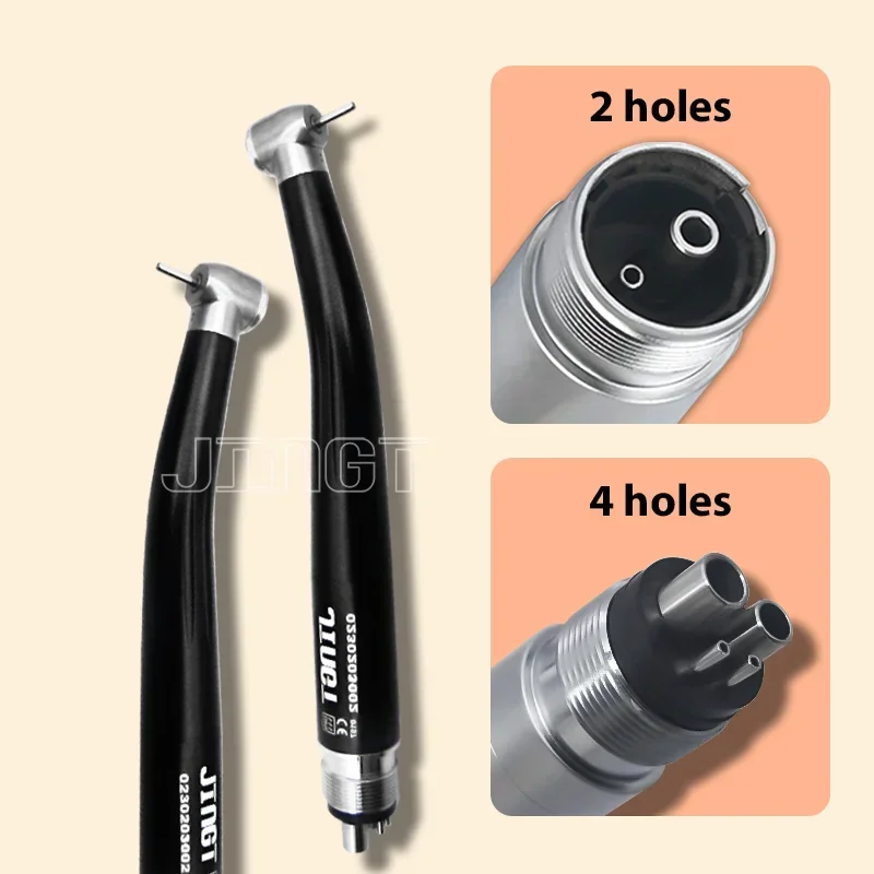 Dental Equipment Push-Button Control Color-Coded Standard Head, 2/4 Holes, Air Turbine, Single Water Spray, Ceramic Bearings
Dental Equipment Push-Button Control Color-Coded Standard Head, 2/4 Holes, Air Turbine, Single Water Spray, Ceramic Bearings