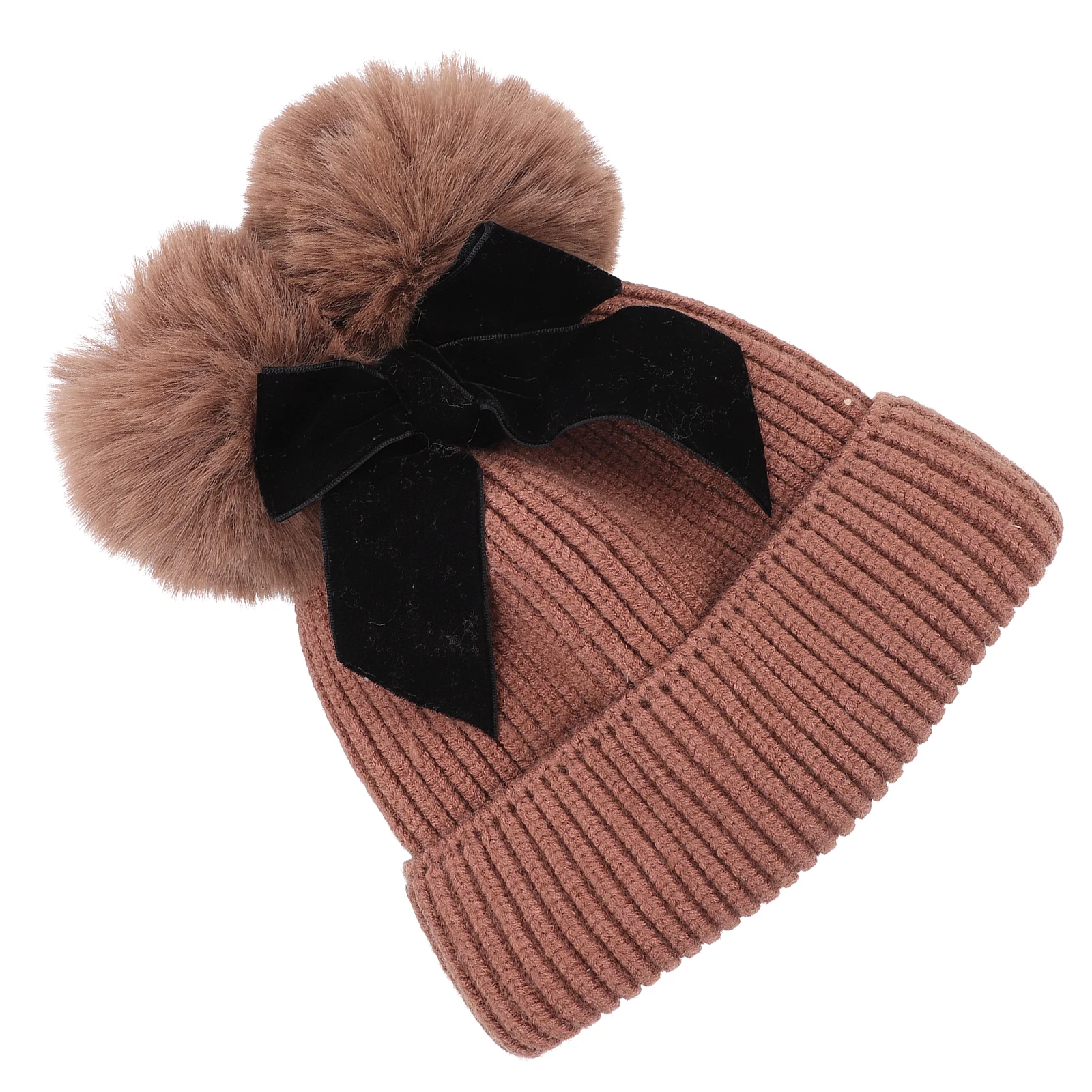1pc Children Knitted Kids Warm Knit Cap Toddler Furry Bow Decor Hats Soft Children Knitted Hat Elastic Travel Outing
1pc Children Knitted Kids Warm Knit Cap Toddler Furry Bow Decor Hats Soft Children Knitted Hat Elastic Travel Outing
