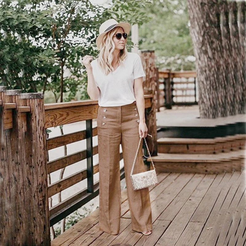 Streetwear Women Clothing Pants Cotton Linen Casual Autumn Fashion Clothes Y2k Cargo Pants Women Wide Leg Pants Vintage New
Streetwear Women Clothing Pants Cotton Linen Casual Autumn Fashion Clothes Y2k Cargo Pants Women Wide Leg Pants Vintage New