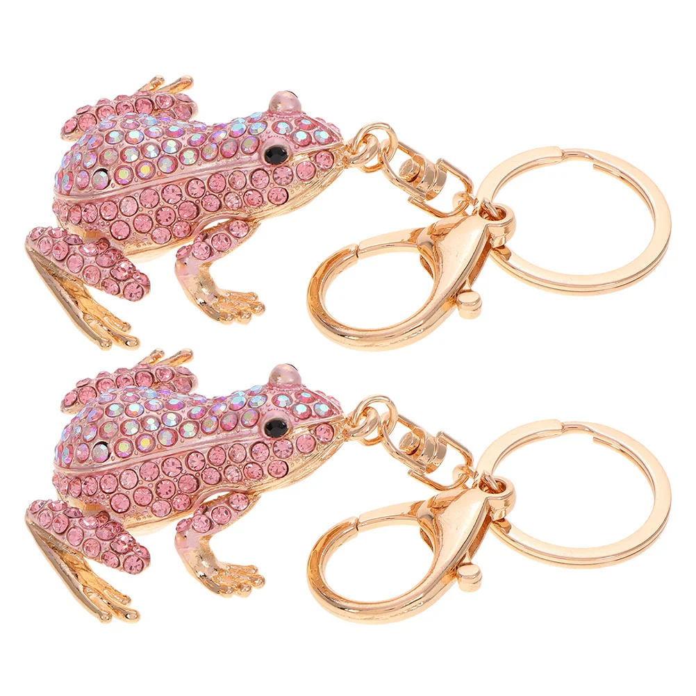 2pcs Frog Keychain Cute Animal Pendant Jewelry Sparkly Rhinestone Bag Charm Decorative Key Ring Cartoon Animal
2pcs Frog Keychain Cute Animal Pendant Jewelry Sparkly Rhinestone Bag Charm Decorative Key Ring Cartoon Animal