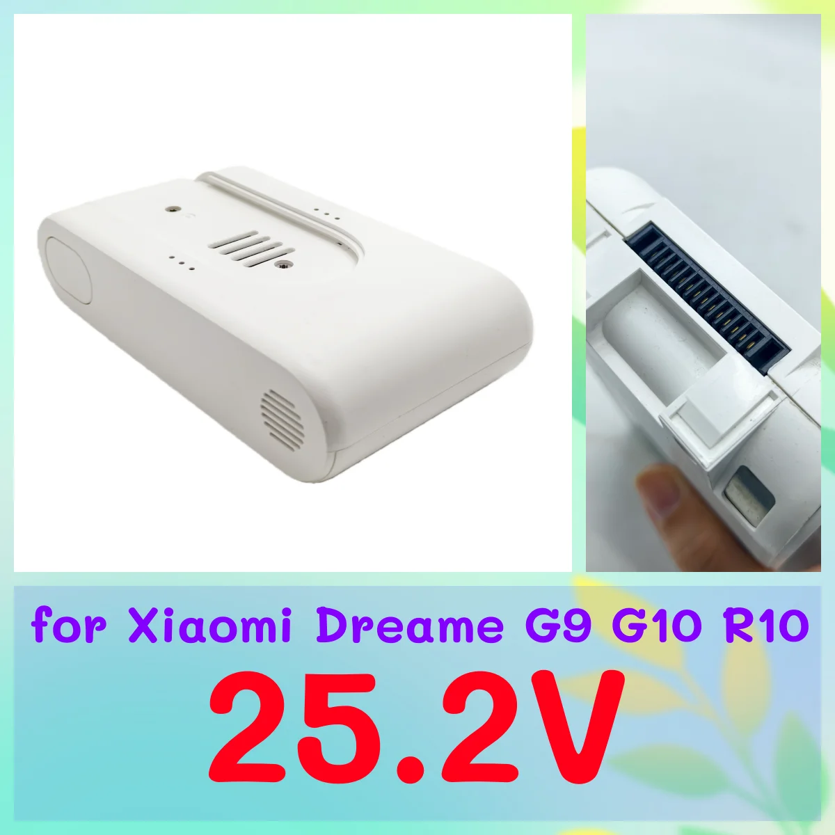 For Xiaomi Dreame G9 G10 R10 Cordless Vacuum Cleaner Replacement Battery Long Runtime Stick Vacuum Accessories Li-ion
For Xiaomi Dreame G9 G10 R10 Cordless Vacuum Cleaner Replacement Battery Long Runtime Stick Vacuum Accessories Li-ion