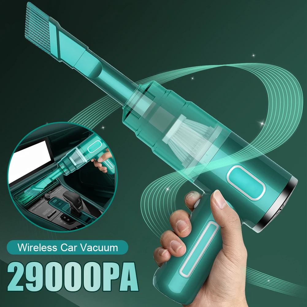 29000Pa Car Vacuum Cleaner Wireless Charging Air Duster Handheld High-power Vacuum Cleaner For Home Office Portable Mini Cleaner
29000Pa Car Vacuum Cleaner Wireless Charging Air Duster Handheld High-power Vacuum Cleaner For Home Office Portable Mini Cleaner