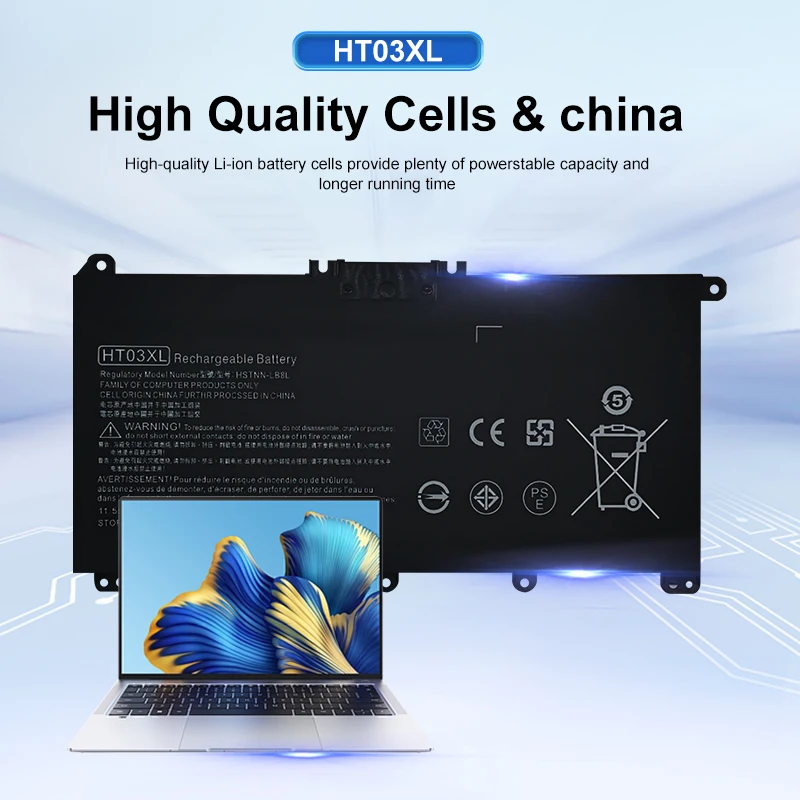HT03XL Laptop Battery for HP 250 G7 255 G7 15-CS 17-BY+ 24-Month warranty
HT03XL Laptop Battery for HP 250 G7 255 G7 15-CS 17-BY+ 24-Month warranty