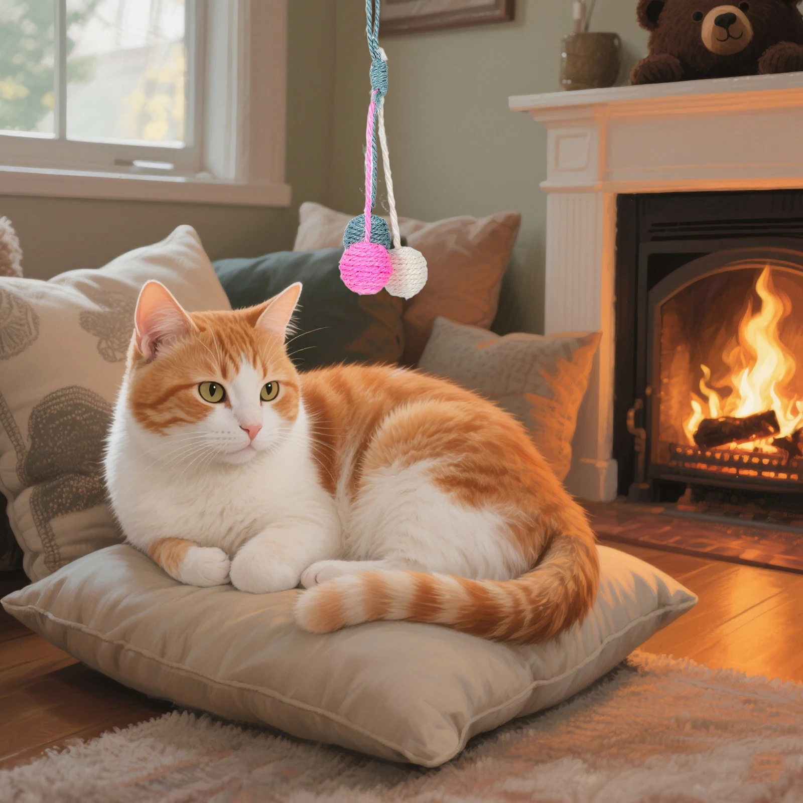 Cat Toy Sisal Ball Kitten Scratching Toys Rope Interactive Balls Pet Indoor Durable Colorful Hanging Three Balls
Cat Toy Sisal Ball Kitten Scratching Toys Rope Interactive Balls Pet Indoor Durable Colorful Hanging Three Balls