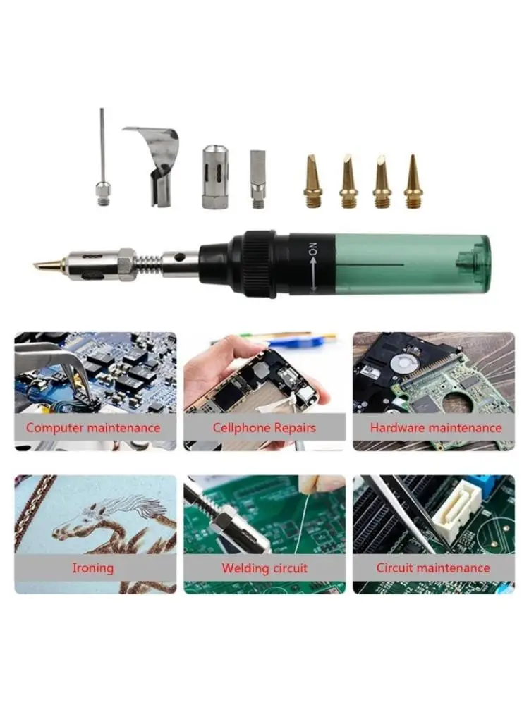 Multi-Function Soldering Iron Set Gas Soldering Iron Fast Heat-up Gas Set Heat Blower for Diy Versatile
Multi-Function Soldering Iron Set Gas Soldering Iron Fast Heat-up Gas Set Heat Blower for Diy Versatile