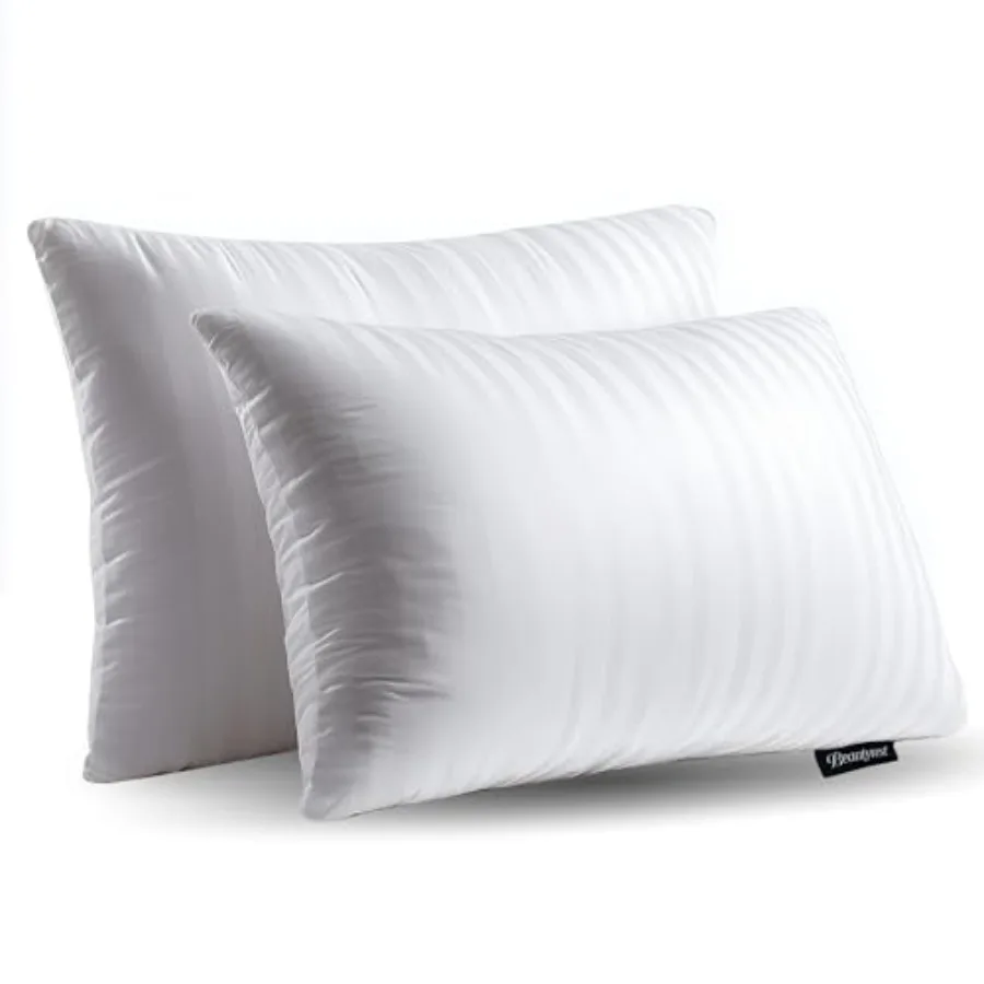 Luxury Goose Feathers Soft Pillows 500 Thread Count Cotton Cover 20"x36" King Pack of 2 Supportive Fluffy Hotel Collection Bed
Luxury Goose Feathers Soft Pillows 500 Thread Count Cotton Cover 20"x36" King Pack of 2 Supportive Fluffy Hotel Collection Bed