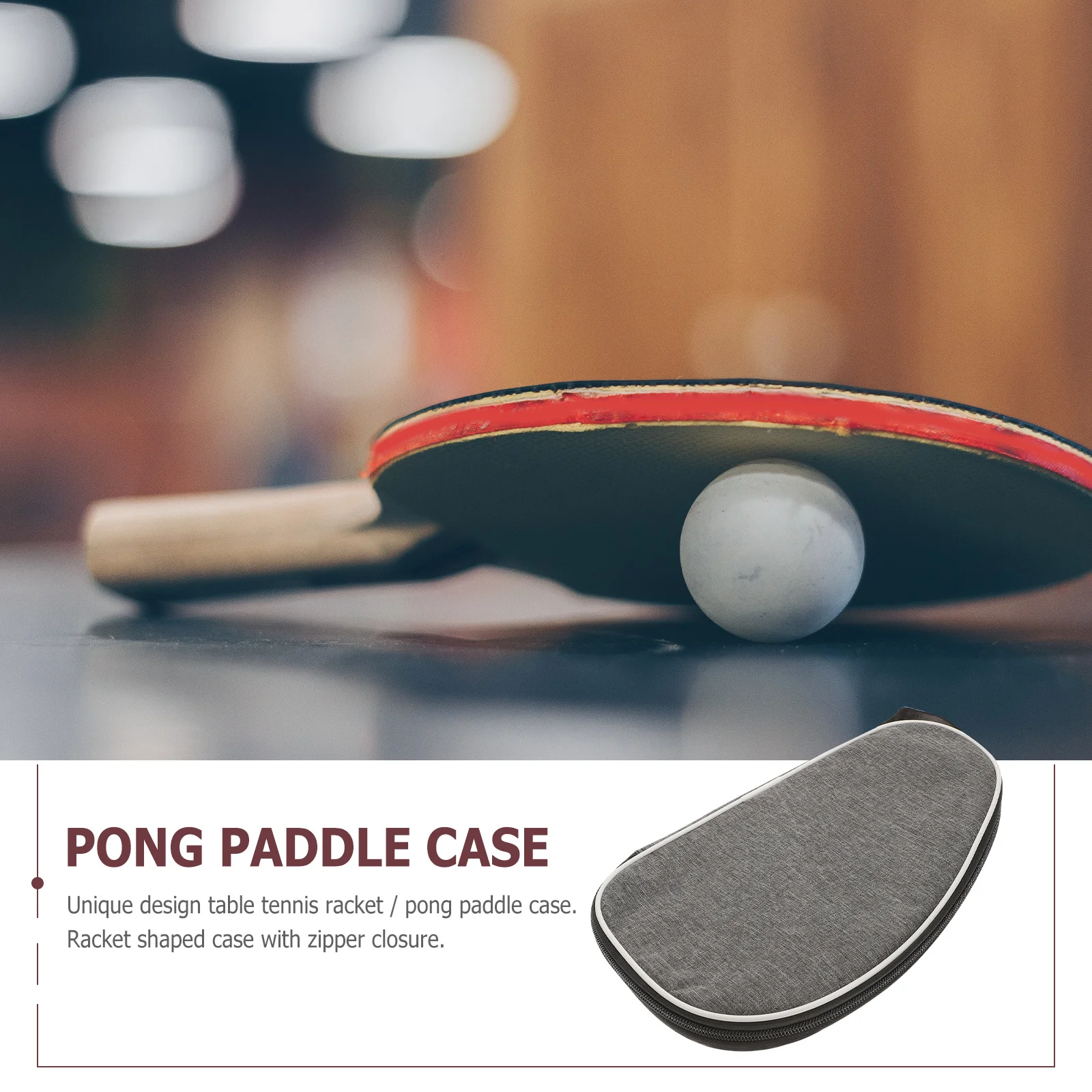 Table Tennis Racket Bag Durable Water-Resistant Padded Shell Design With Zipper Closure Portable Case For Players Professional
Table Tennis Racket Bag Durable Water-Resistant Padded Shell Design With Zipper Closure Portable Case For Players Professional
