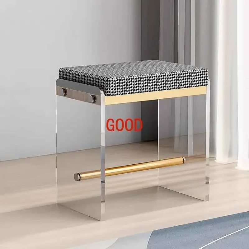 TAO Transparent Acrylic Stool Creative Bedroom Dressing Stool Living Room Sofa Footstool Nordic Furniture Leisure Chairs Moving
TAO Transparent Acrylic Stool Creative Bedroom Dressing Stool Living Room Sofa Footstool Nordic Furniture Leisure Chairs Moving
