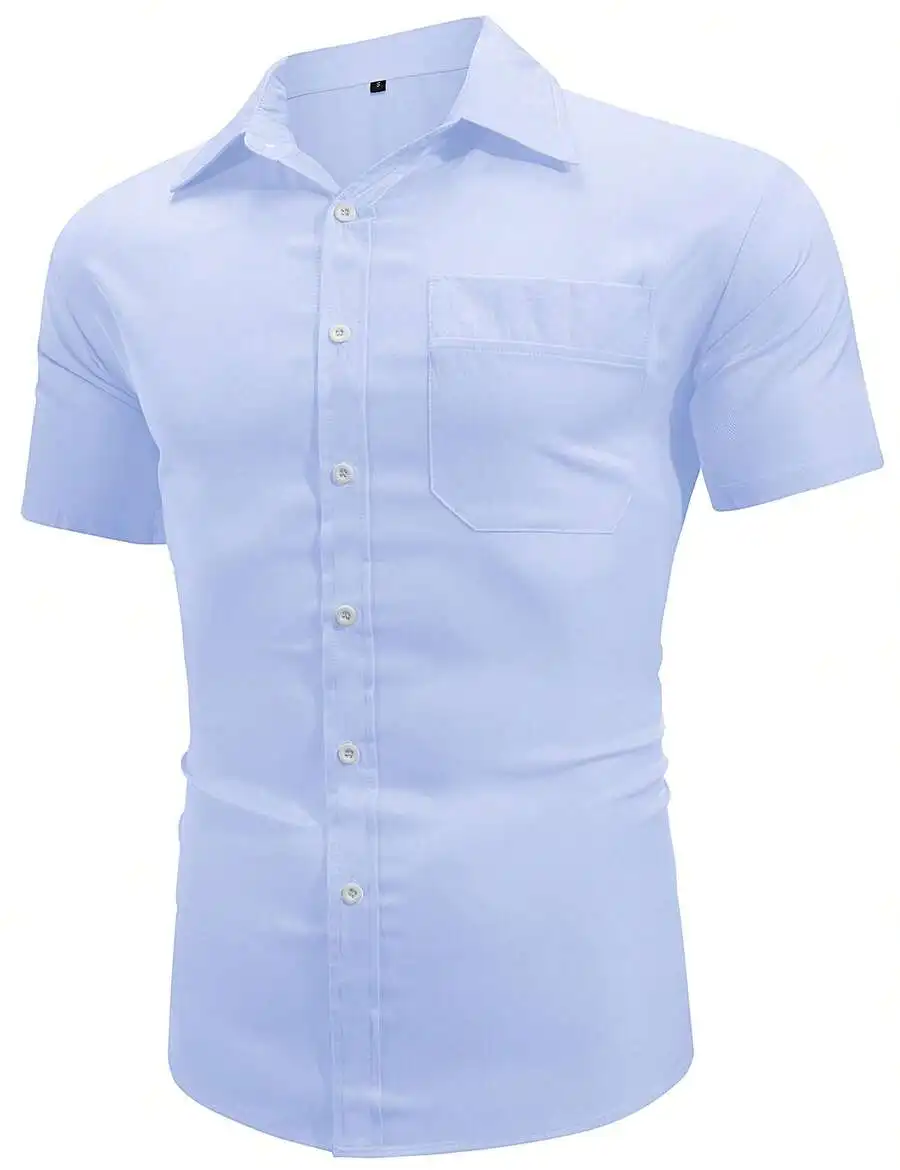 Mens Casual Short Sleeve Button Down Shirt Summer Loose Fit Beach Vacation Top
Mens Casual Short Sleeve Button Down Shirt Summer Loose Fit Beach Vacation Top