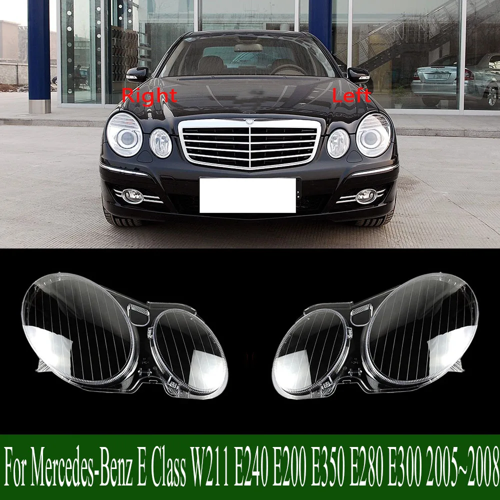 For Mercedes-Benz E Class W211 E240 E200 E350 E280 E300 2005~2008 Headlamp Lens Headlights Cover Shell Lampshade
For Mercedes-Benz E Class W211 E240 E200 E350 E280 E300 2005~2008 Headlamp Lens Headlights Cover Shell Lampshade