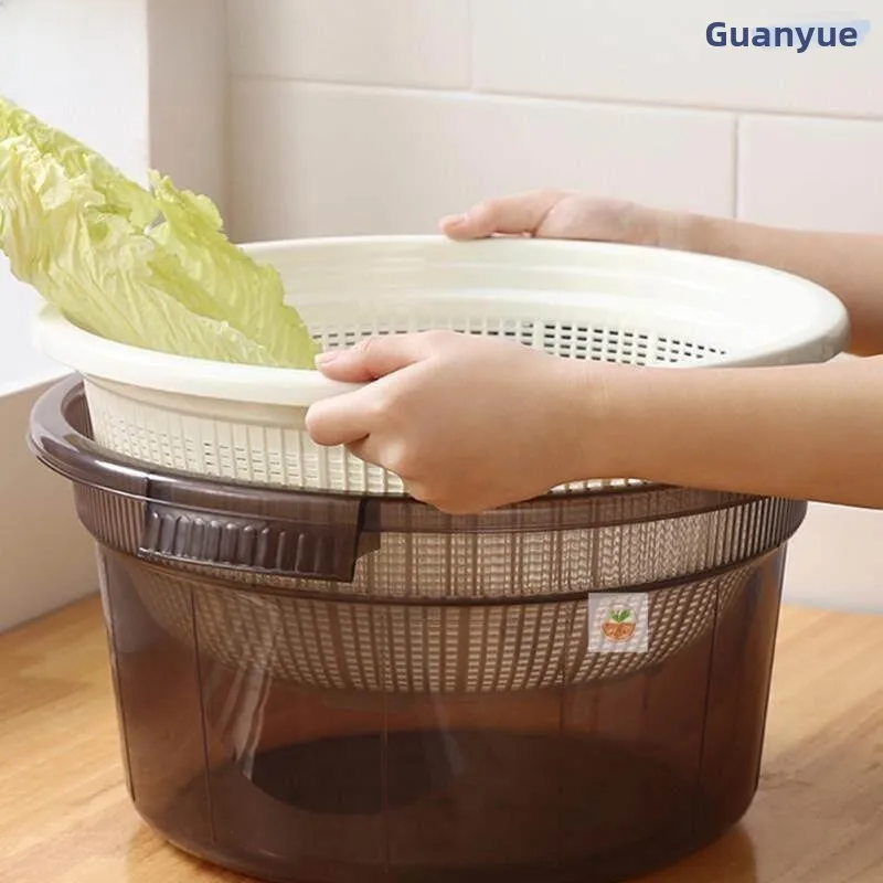 Large Double Layer Plastic Kitchen Sink Vegetable Washing Basket with Lid Fruit Cleaning Tool Drain Basket Nordic Style
Large Double Layer Plastic Kitchen Sink Vegetable Washing Basket with Lid Fruit Cleaning Tool Drain Basket Nordic Style