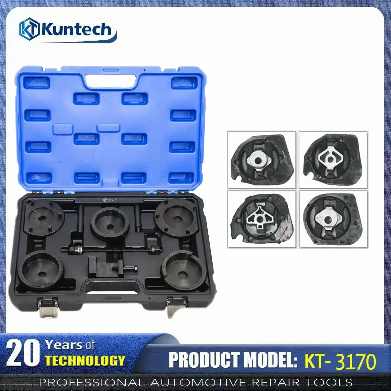 Gearbox Support Seat Removal Tool High Strength Steel Auto Transmission Mount Disassembly Kit Professional Special Repair Tools for Auto Mechanic Workshop Daily Maintenance Applicable Models BMW X3(E83) X5(E53) X5(E70) X6(E71)
Gearbox Support Seat Removal Tool High Strength Steel Auto Transmission Mount Disassembly Kit Professional Special Repair Tools for Auto Mechanic Workshop Daily Maintenance Applicable Models BMW X3(E83) X5(E53) X5(E70) X6(E71) 