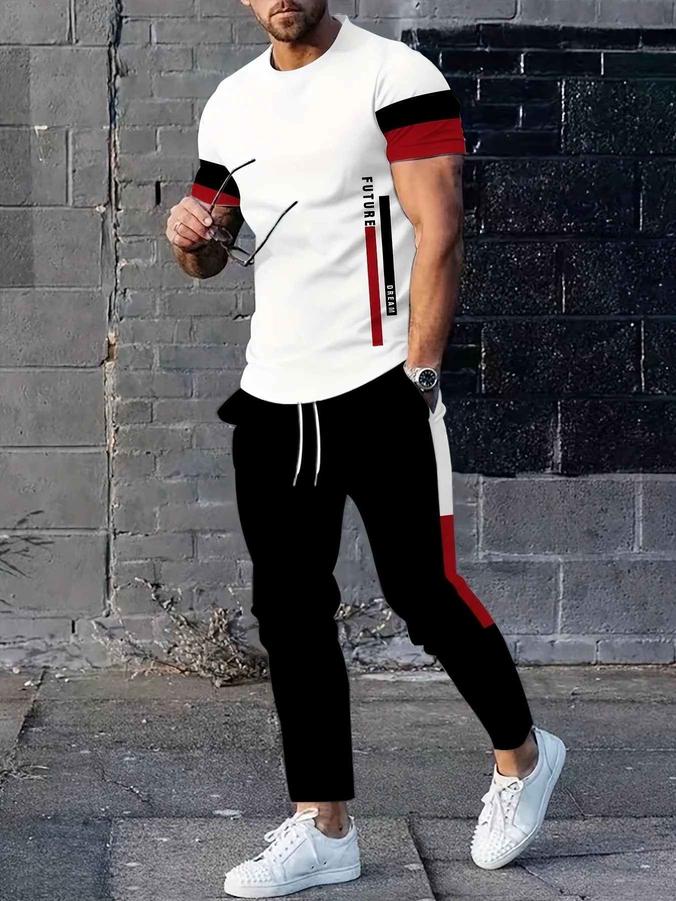 The 2025 new summer men's short-sleeved and long pants set is a casual fashionable and simple outdoor travel outfit
The 2025 new summer men's short-sleeved and long pants set is a casual fashionable and simple outdoor travel outfit