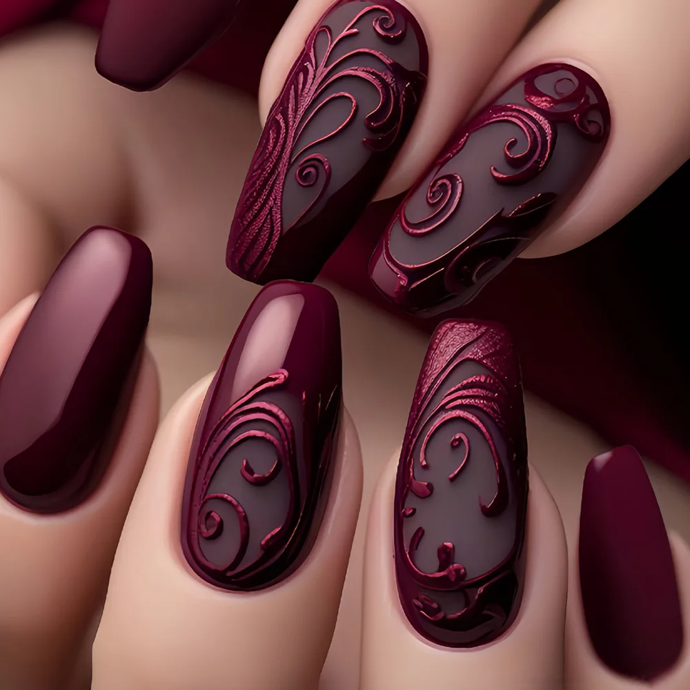 Gothic dark vine pattern in the long square nail piece sweet cool babes ins wind wearing armor
Gothic dark vine pattern in the long square nail piece sweet cool babes ins wind wearing armor