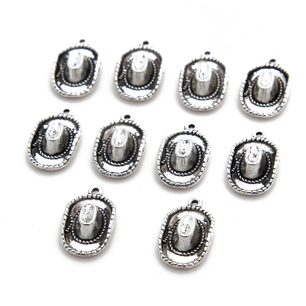 10pcs Alloy Hat Pendant Charms DIY Jewelry Making Accessories for Necklace Bracelet Hair Accessories Silver
10pcs Alloy Hat Pendant Charms DIY Jewelry Making Accessories for Necklace Bracelet Hair Accessories Silver