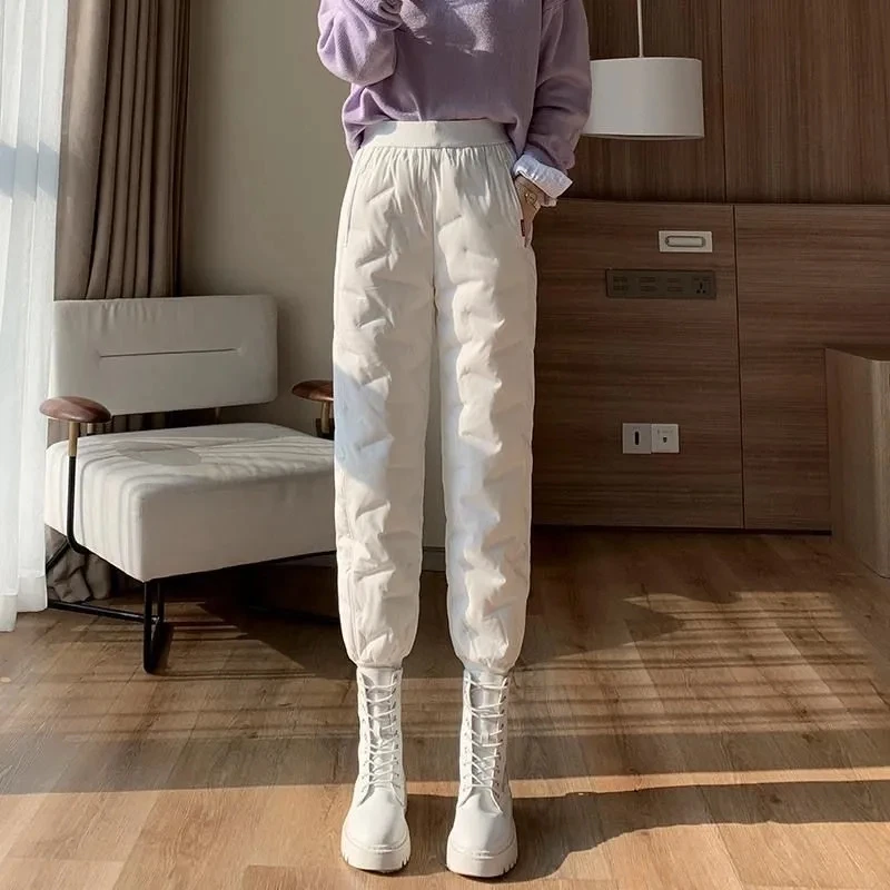 Warm Down Cotton Trousers Outer Wear Female Fashion Padded Pants 2023 Women Winter New Large Size Loose Warm Cotton Pants
Warm Down Cotton Trousers Outer Wear Female Fashion Padded Pants 2023 Women Winter New Large Size Loose Warm Cotton Pants