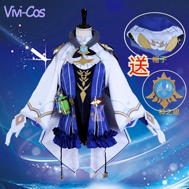 Vivi-Cos Game Genshin Impact Sucrose Cute Lovely Dress Cosplay Women's Costume Halloween Party Role Play Clothes New S-XL
Vivi-Cos Game Genshin Impact Sucrose Cute Lovely Dress Cosplay Women's Costume Halloween Party Role Play Clothes New S-XL