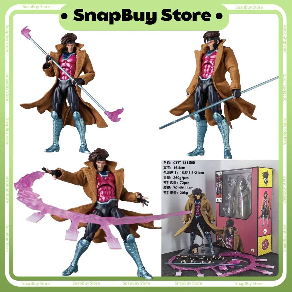 Новый CT Toys Gambit Mafex 131, аниме-фигурка SHF X-Men Росомаха, фигурка, статуя из ПВХ, модель, фигурка, детская игрушка, индивидуальные подарки
Новый CT Toys Gambit Mafex 131, аниме-фигурка SHF X-Men Росомаха, фигурка, статуя из ПВХ, модель, фигурка, детская игрушка, индивидуальные подарки